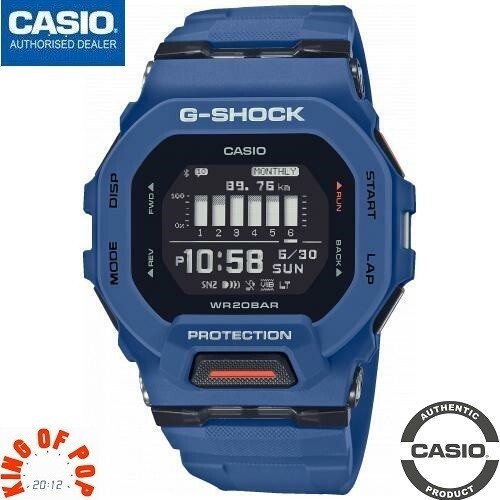 CASIO GBD-200-2ER G-SHOCK G-SQUAD, BLUETOOTH, STEP TRACKER *FREE