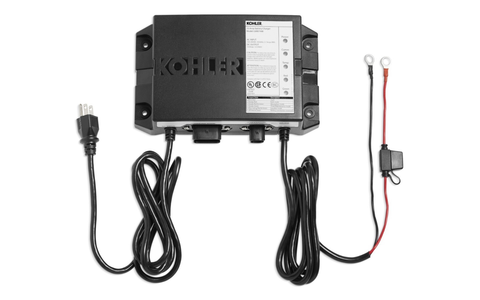 Kohler GM87448 10 Amp Battery Charger eBay