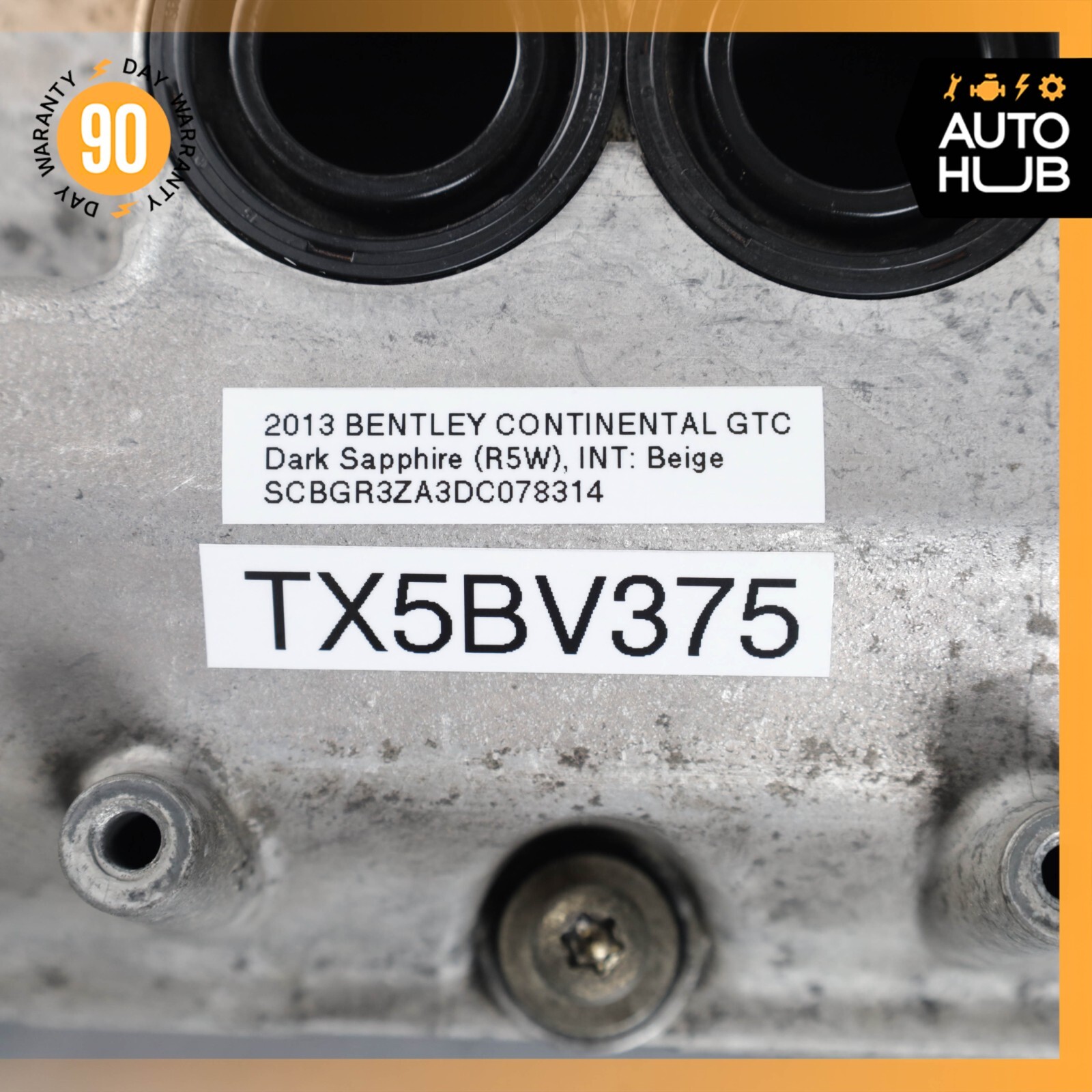 09-18 Bentley Continental GTC GT 6.0L W12 Left Engine Motor Valve Cover OEM 71k