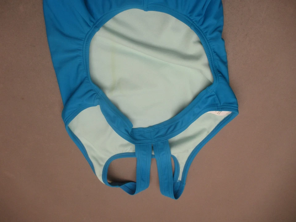 NIKE DRI-FIT Talla 8 Mujer Azul Sin Forro Inalámbrico Una Pieza Deportes Traje de Natación 4A Foto 4 de 4