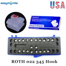 Easyinsmile Dental MINI Ceramic Bracket Orthodontic Brace ROTH 022 345 with hook