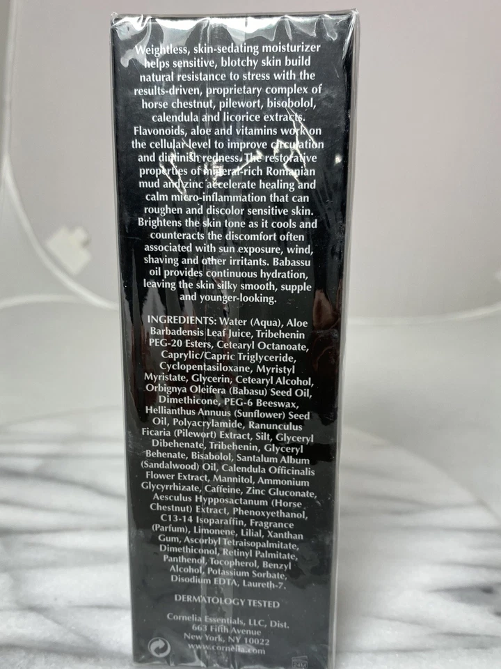 Complejo calmante para piel sensible Cornelia Essentials 1,7 OZ RARO bomba descontinuada Foto 2 de 3