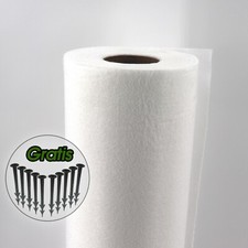 50m x 1m Unkrautvlies Gartenvlies Bodengewebe Unkrautfolie Drainagevlies 150g %%