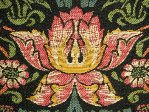 NEW 18" WILLIAM MORRIS STRAWBERRY THIEF A 40 BELGIAN TAPESTRY CUSHION COVER 1880 - Picture 6 of 8