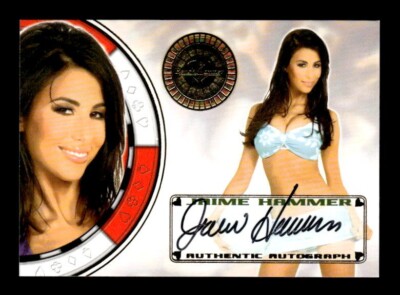 JAIME HAMMER 2012 BENCH WARMER VEGAS BABY AUTOGRAPH