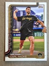 2025 Topps Series 1 - Carl Radke - First Pitch - Pittsburgh #FP-6