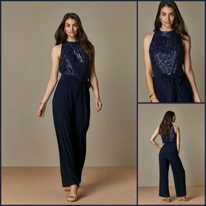 wallis navy jumpsuit