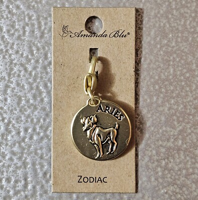 NEU Amanda Blu WIDDER Charm Sternzeichen ''MUTIG''