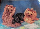 Yorkshire Terrier Yorkie Throw Blanket Artist Linda Picken Tapestry Dog 59x46"