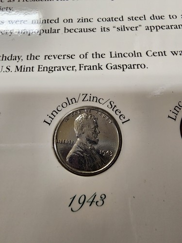 United States One Cent Collectors Set Penny 1904, 1943 Zinc/Steel, 1957 + Coins - Picture 8 of 24