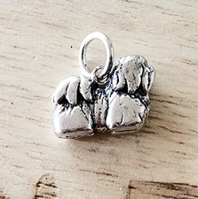 Retired James Avery Shih Tzu Puppy Dog Charm or Pendant Vtg