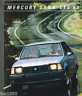 1983 Mercury LYNX LTS Dealer Brochure / Catalog / Pamphlet | eBay