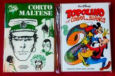 CORTO MALTESE + TOPOLINO E IL COBRA BIANCO - 2 cartonati anni '70 CON DIFETTO