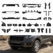 Fits 2019-2023 Ford Ranger Front Bumper Face Bar Kit With Parking Sensor Holes