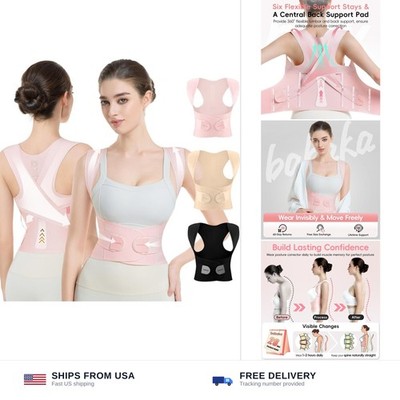 babaka Posture Corrector for Women, Invisible Lightweight Adjustable Back Bra...