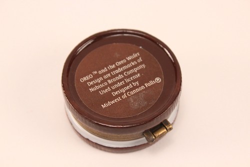 Vtg Oreo Wafer Porcelain Midwest of Cannon Falls Trinket Box w/ Cookie Prize - Picture 9 of 12