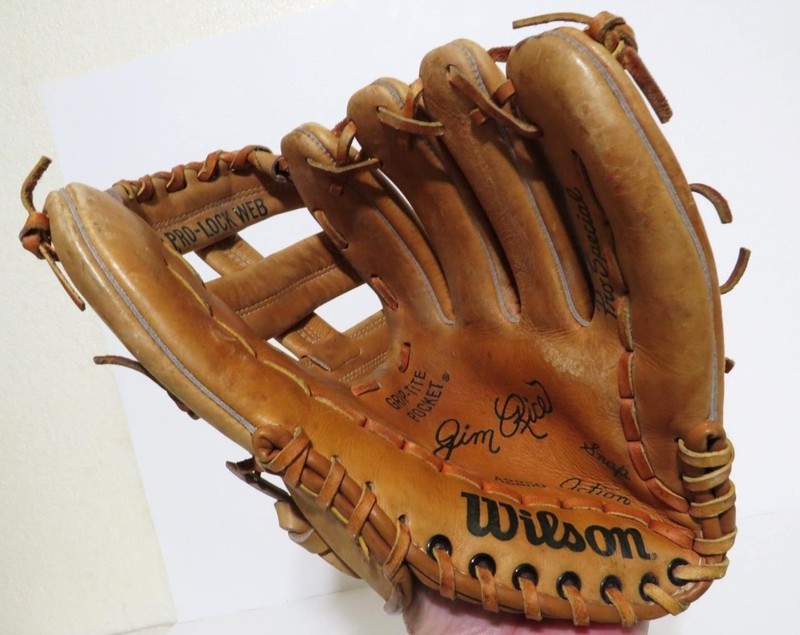 Vintage Wilson Jim Rice RHT A2250 Leather Glove Mitt Mit Baseball Pro Special
