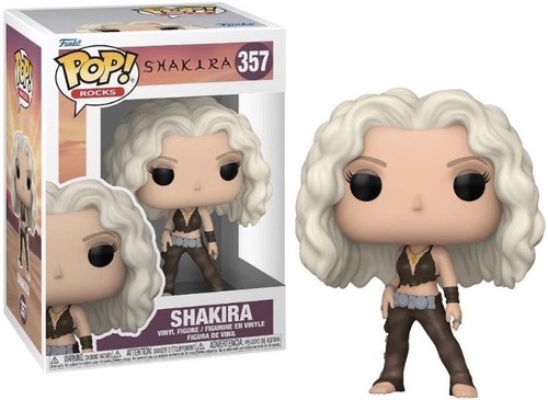 New! Funko Pop Rocks Shakira Wherever/Whenever Vinyl Figure #357