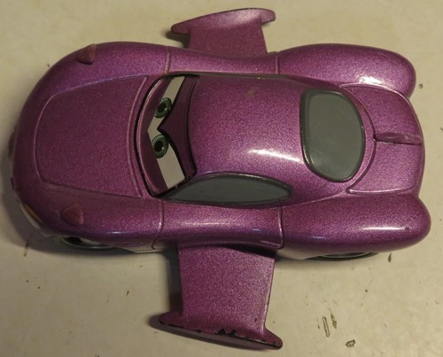 Disney Pixar Cars 2 Holley Shiftwell 3-5/8" Spy Wings Purple Diecast Car Vehicle - Picture 9 of 14