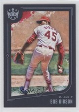 2019 Panini Diamond Kings Short Print Blue Framed Bob Gibson #123 HOF ex0