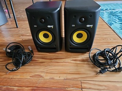 KRK Rokit 5 G2 5  Powered Studio Speakers Monitors (Pair) With Cables