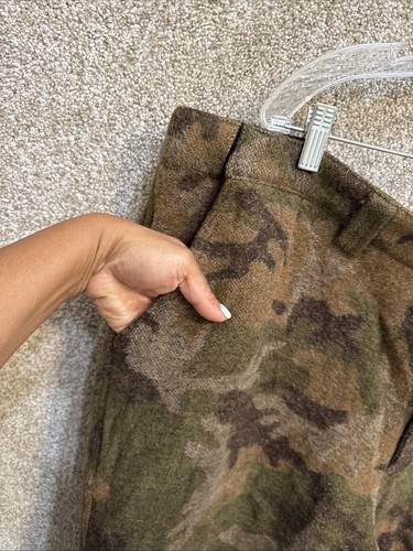 LL Bean Mens Maine Guide Camo Wool Insulated Field Hunting Pants Size 46X31 - Picture 7 of 14
