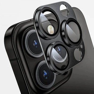 iPhone Metal Camera Lens Protector 11 12 13 14 15 16 17 Pro Max Screen Tempered