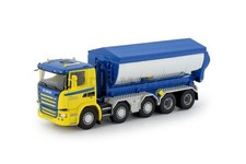 Tekno Scania De Paola Scania G-serie Halve Slaapcabine 5-assige Asfaltkipper 1:50 74816