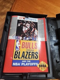 Bulls vs. Blazers and the NBA Playoffs (Sega Genesis, 1993) Cib