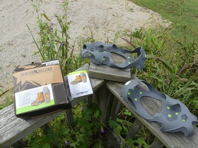 Winter Walking Easy Spike Ice Cleats   XL   Over Boot Traction   New in Box