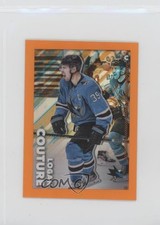 2022 Topps Chrome NHL Sticker Collection Orange Refractor /25 Logan Couture ka7