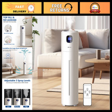 Large Ultrasonic Humidifier 9L/2.5Gal Cool Mist Top Fill Quiet for Bedroom, Offi