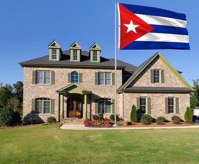 Cuba Extra Large Flag 6x10FT Giant Cuban National Polyester Printed Latin Americ