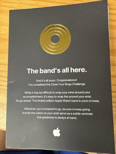 Close The Rings Challenge Apple Watch Band 44mm Never Used - Photo 2 sur 3