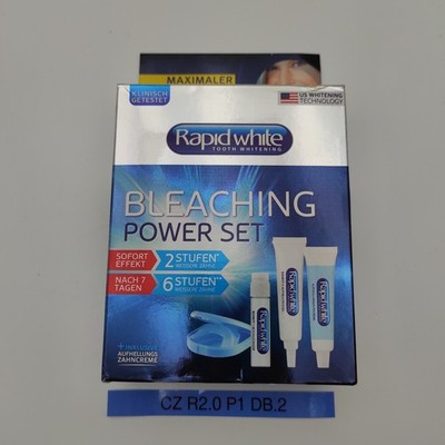 Rapid White Bleaching Power Set Zahnaufhellungssystem inkl Schienen Zahncreme