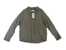 Goodfellow  Co Men's Heavyweight Flannel L/S Standard Fit LARGE