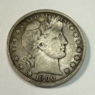 1900-O Barber Half Dollar F-VF Details-Beatup