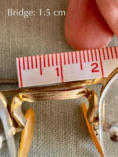 Antique B&L Bausch & Lomb 1/10 12K Gold Filled Eyeglasses 1920s Bifocal, w Case - Picture 10 of 17