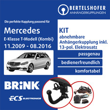 Für MERCEDES E-Klasse T-Modell (Kombi) S212 09-16 AHK abn +13pol spez E-Satz TOP
