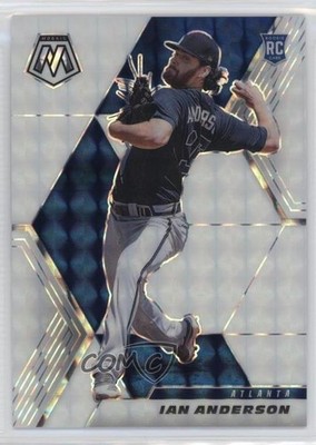 2021 Panini Mosaic White Prizm 19/25 Ian Anderson #264 Rookie RC 4o1