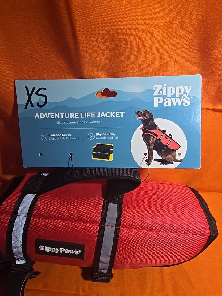 XS Zippy Dog Life Jacket Safety Vest - Image 4 of 4