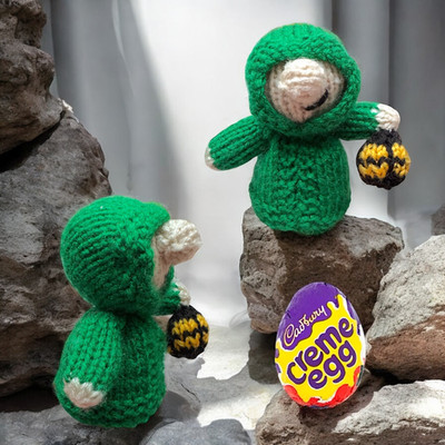 STRICKANLEITUNG - Schokoladenhülle inspiriert von Verrätern passt Ostern Creme Ei