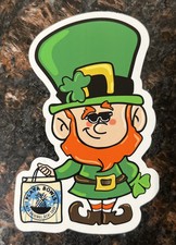 NEW Playa Bowls Irish Leprechaun Vinyl Sticker Decal - NJ St Patrick s Day