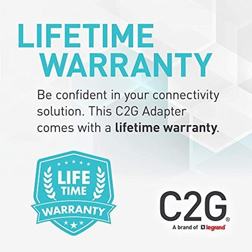 C2G Convertitore adattatore USB da USB-C femmina a USB-A maschio - 第 3/4 張圖片