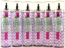 QTY 6 - Bath  Body Works APPLE BLOSSOM  LAVENDER Fine Body Mist Spray 8Oz