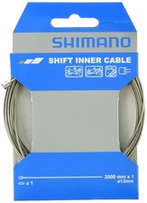 Shimano Road / MTB tandem stainless steel gear inner wire, 1.2 x 3000 mm, single