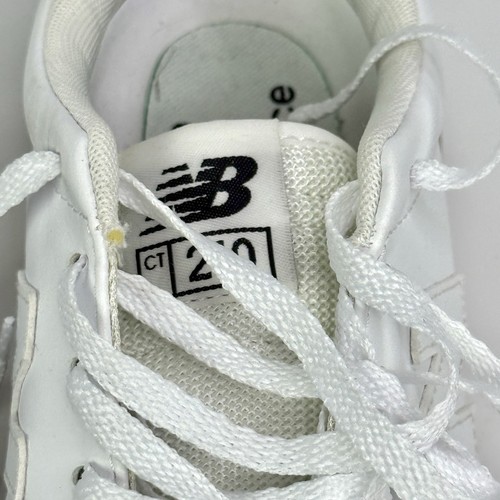 Zapato Tenis New Balance 210 Pro Court Cuero Blanco Goma Hombres Talla 7.5 D CT210WWG - Imagen 12 de 18