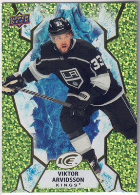 2021-22 Upper Deck Ice #33 Viktor Arvidsson Green