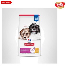 Hill’s Science Diet: Small Breed Puppy Food with DHA, 12.5 lb Chicken & Rice 7.28 per pound