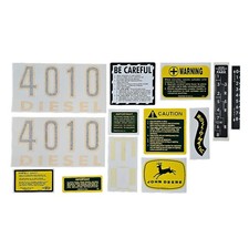 John Deere 4010 Vinyl Cut Decal Set Fits John Deere Tractor